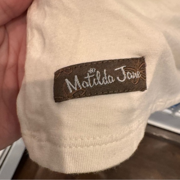 Matilda Jane Dream chasers In the Wind Top Embroidered Crochet Cottagecore M - Picture 4 of 10